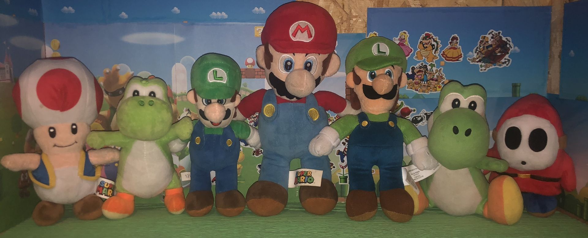 Super Mario Plushies