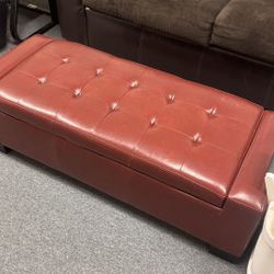 Red Coffee Table/seat /storage