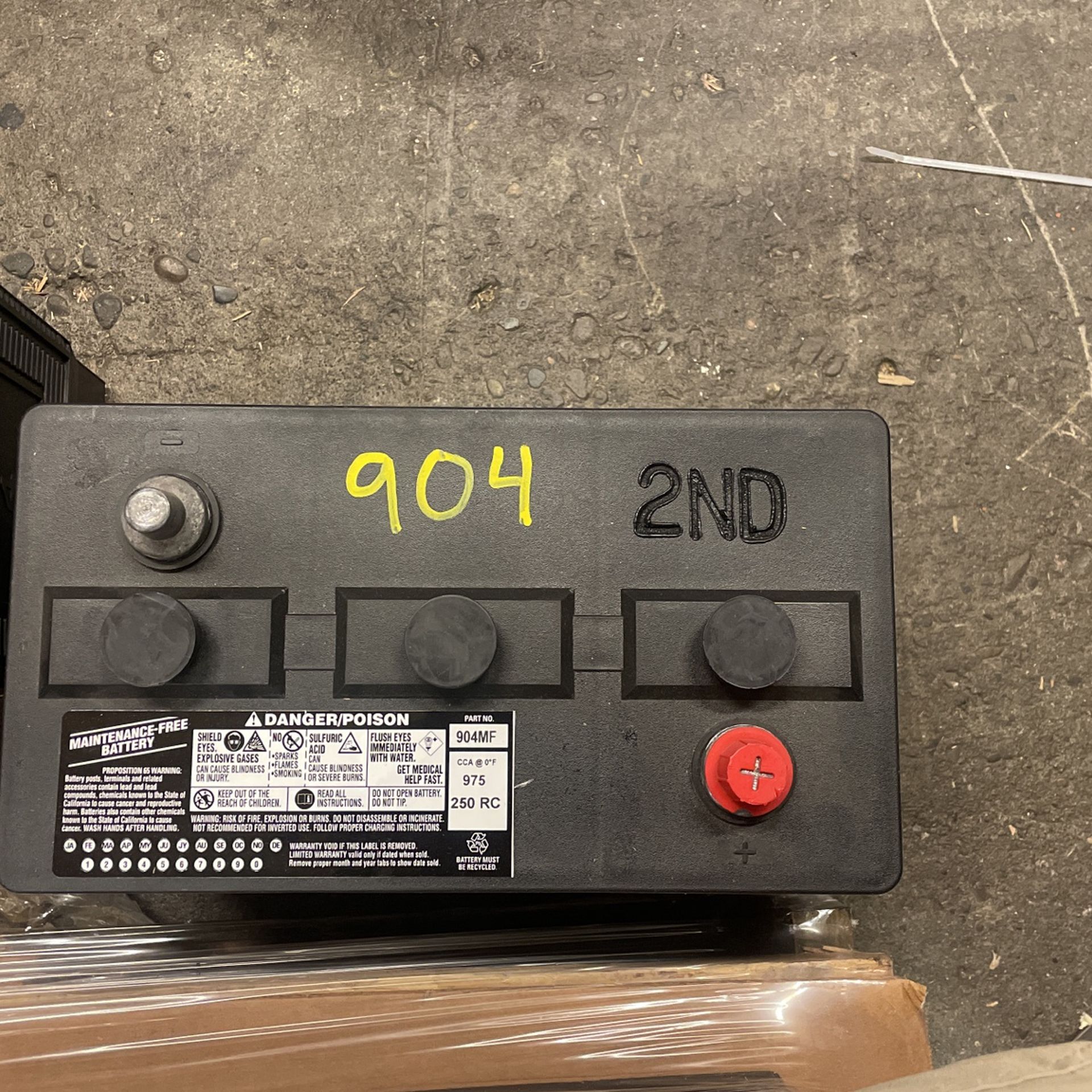 New Deka 6v Truck Camper Industrial Battery 904MF