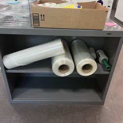 Small metal bookshelf