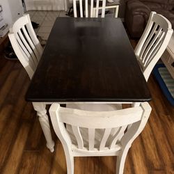 Table With 4 Chairs For Sale