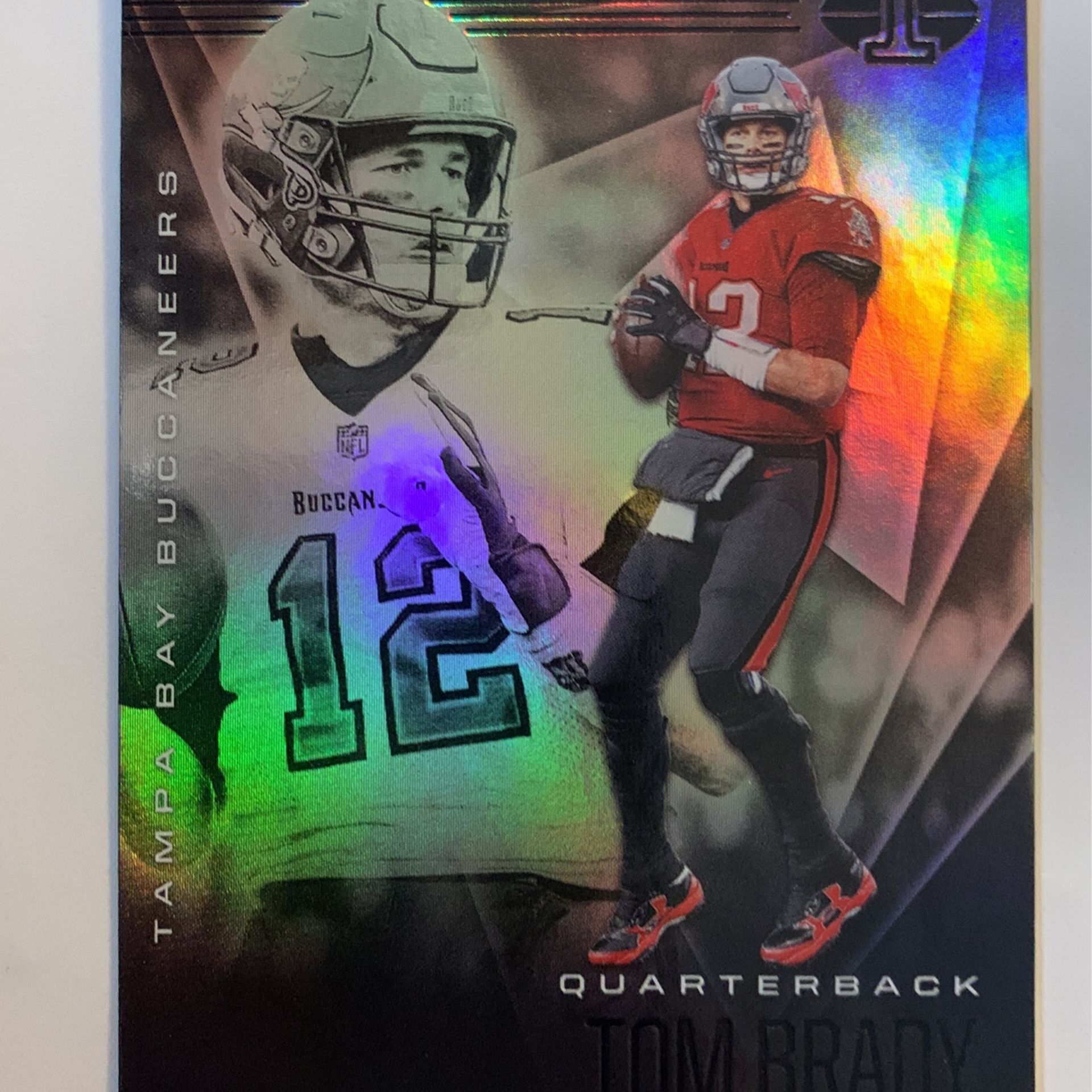 TOM BRADY 2020 Panini Score #GF-TB Yellow Game Face Parallel & Base, 2020 Illusions #1