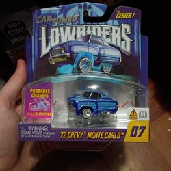 Two Low Rider Toy Cars