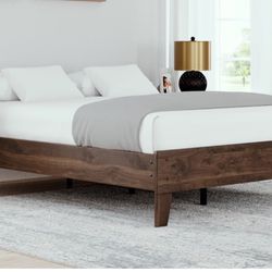 King Size Wood Platform Bed Frame