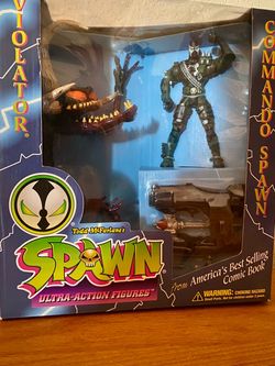Todd McFarlane Spawn Commando Spawn & Violator Action Figures