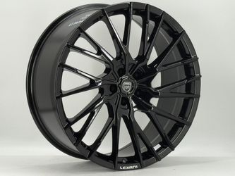 4pc 22" Lexani  Wheels style VELAR Gloss Black finish 5X112  ET 32   22X9  #16 new in box set of 4