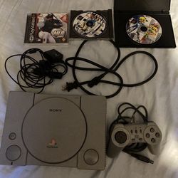 PlayStation 1 With Games 