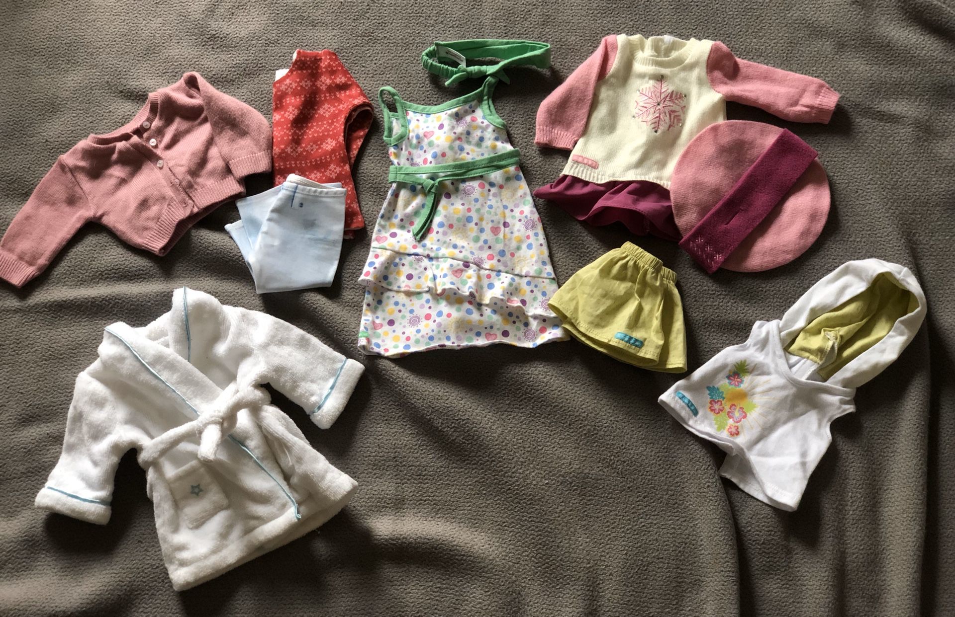 American Girl Clothes 11 pcs. 18” Doll