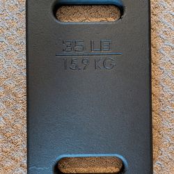 Yes4All Cast Iron Rucking Weight - 35 lbs