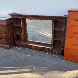 Mirror drawer shelf, furniture, home living room bedroom office work cabinet