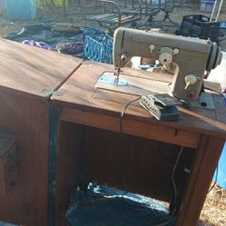 Antique Sewing Desk 