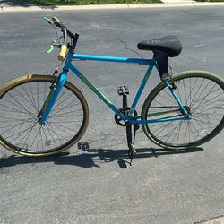 RIDGELINE Blue Single Speed Bike