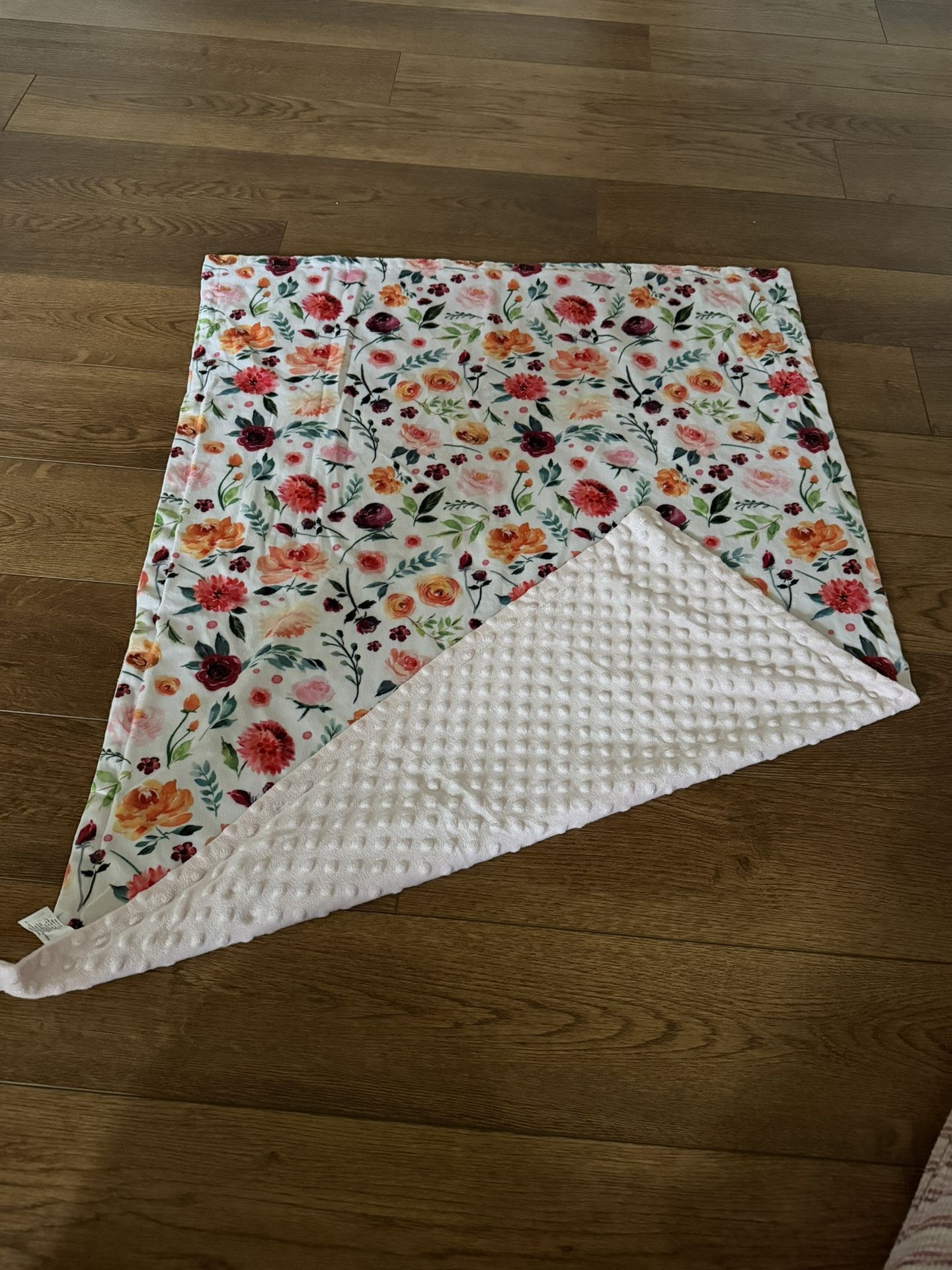 Minky Baby Girl Blanket