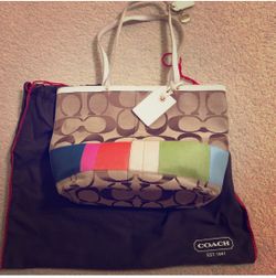 COACH tote: condition 9/10