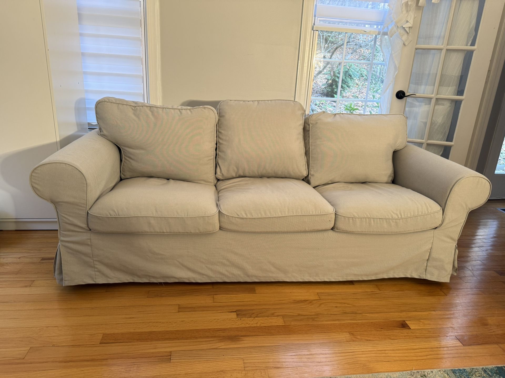 Nice Removable Covers IKEA Sofa Couch grey Color !!