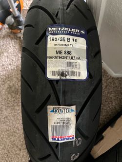 Metzeller motorcycle tires 180/65 b 16