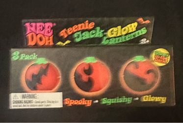 3 pack needoh teenie jack glow lanterns