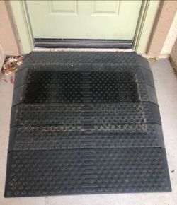 Wheelchair ♿️ Ramps Front Door & Back Patio Door heavy duty rubber ramps