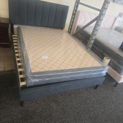 BOX SPRING OR TAMBOR. FULL OR QUEEN