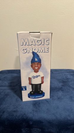 LA Dodgers Lakers Magic Johnson Gnome