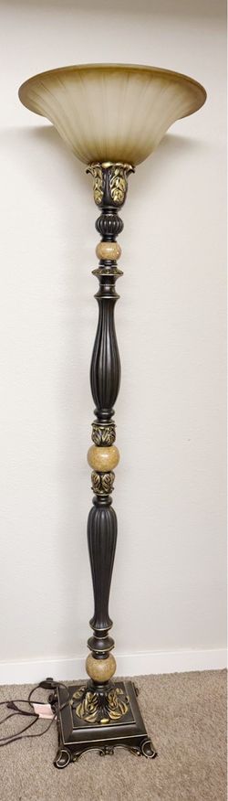 Torch Style Floor Lamp – Warm Ambient Lighting – $100 OBO