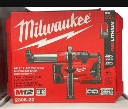 Milwaukee Universal Dust Extractor Kit Hammervac 
