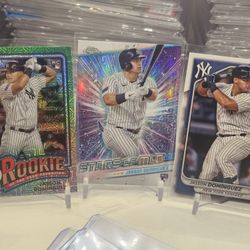Jasson Dominguez Rookie Yankees Bowman Toppps Chrome