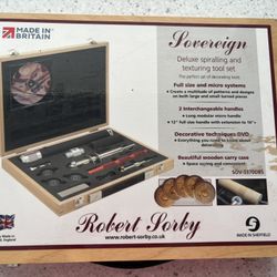 Woodturning Robert Sorby Spiralling And Texturing Set