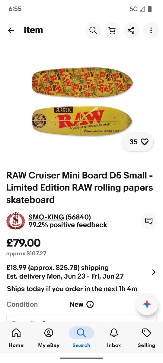 Raw Collectable Penny Board