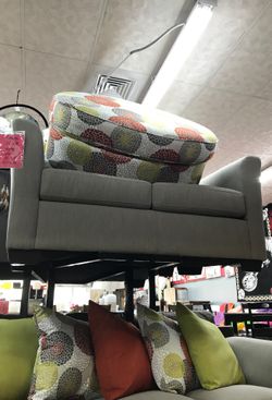 Sofa and love and ornament