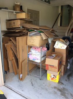 Moving boxes,blankets,bubble wrap, etc.