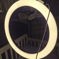 Led Light With Cell Phone Holder