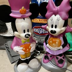 Halloween Blow Molds (Mickey & Minnie)