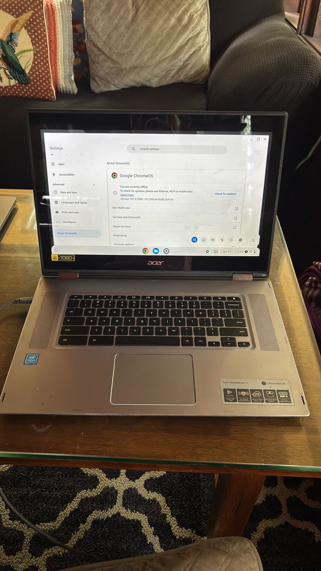 Acer Chromebook 15