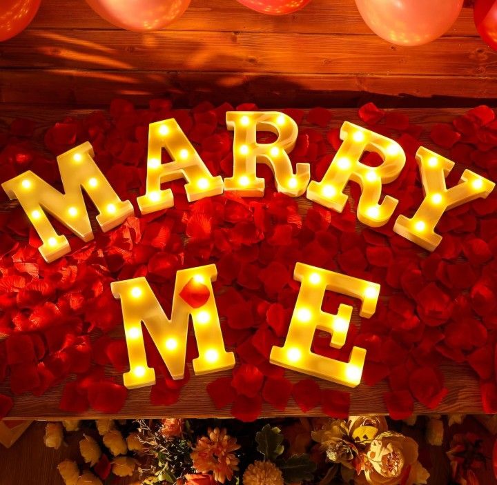 Marry Me Lettering