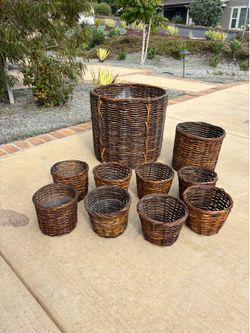 Plant Baskets- Wicker
