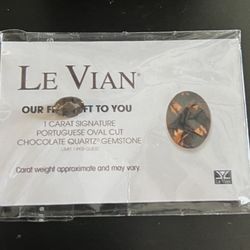 Le Vian® 1 Carat Signature Portuguese Oval Cut Chocolate Quartz® Gemstone