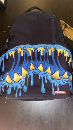 Mega drip blue shark sprayground backpack (offers)