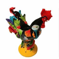 RARE- Sharon Neuhaus "Poultry in Motion" Rooster Sculpture 8"X8" Inches Westland Giftware NEW IN BOX!