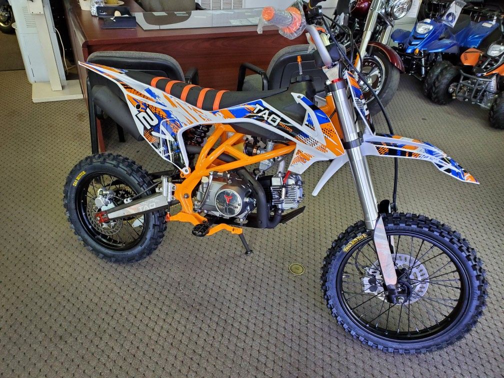 125cc Dirt Bikes Brand New!!! Financing Options!!!!