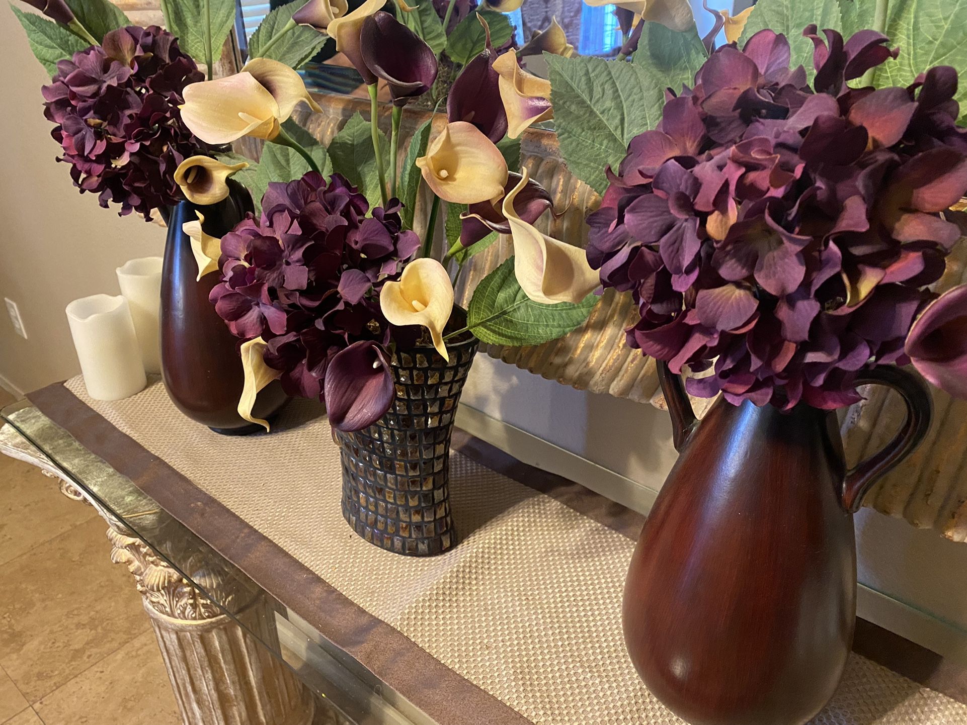 Set De 3 Arreglos Florales