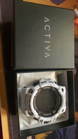 Activa Sport Digital Watch White