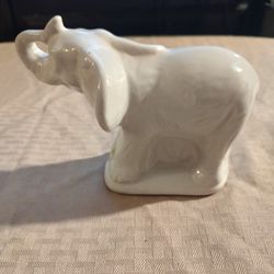 Ceramic White Elephant 
