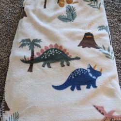 Cloud Island Dino Blanket