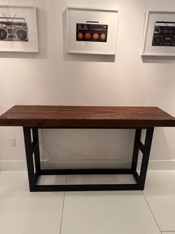 Restoration Hardware Wood Entry/Console Table