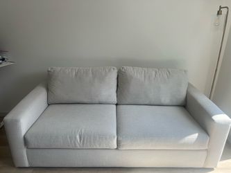 Araceli II Sand Beige Fabric 86" Sofa Couch