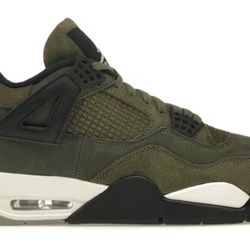 Olive Jordan 4 Craft 7Y 13 Men