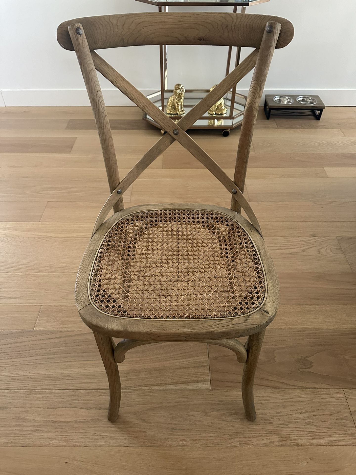 Arhaus Wooden Chairs - 2 