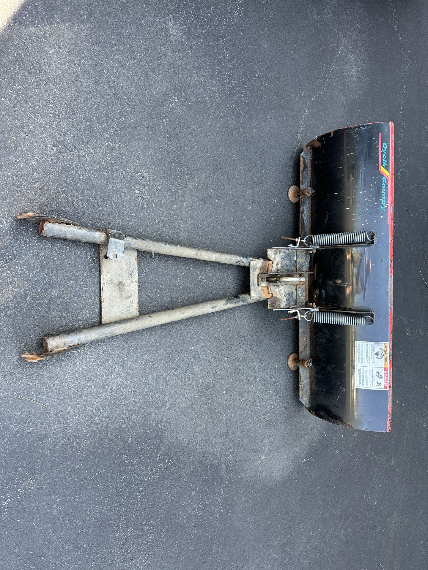 4’ ATV plow