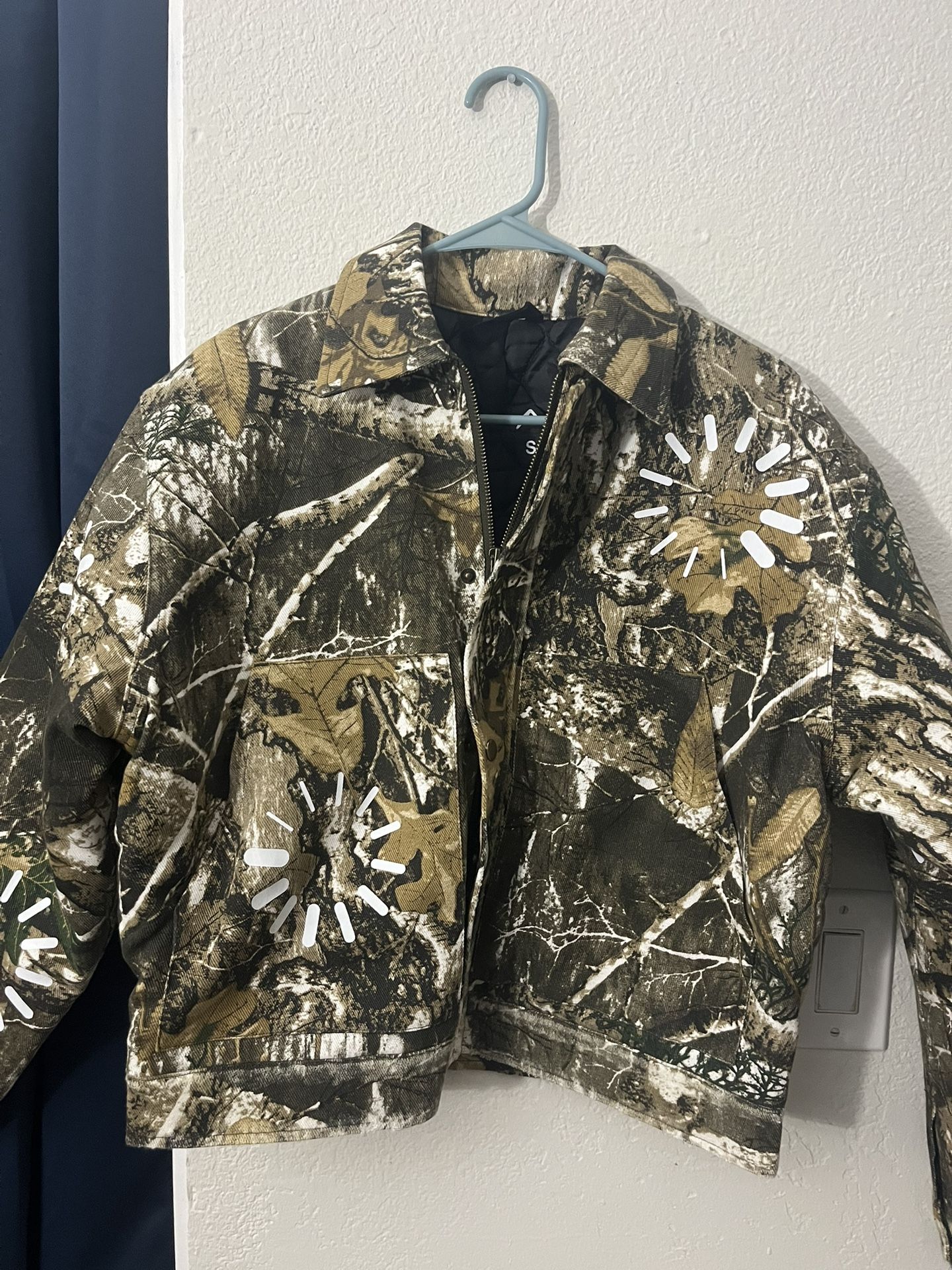 Artificalfever Camo Work Jacket Insulated Quilted Lining Size S Small Realtree